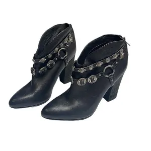 Belle Sigerson Morrison Leather Western Booties 10