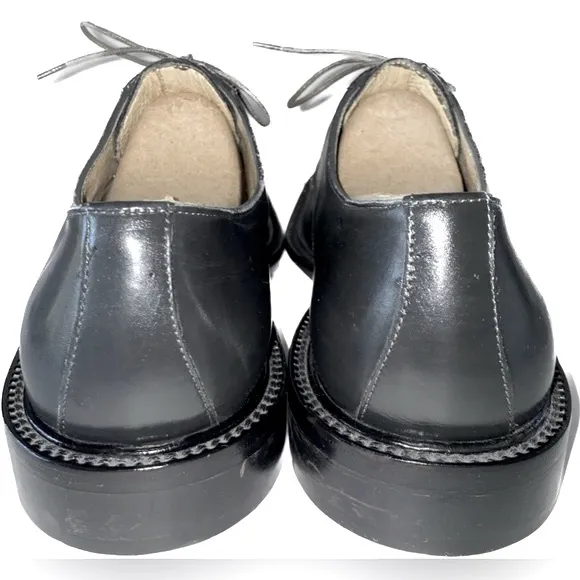 Belvedere Florence 10597 Men's Leather &amp; Ostrich Oxfords Lace-Up Shoes Sz 8.5M