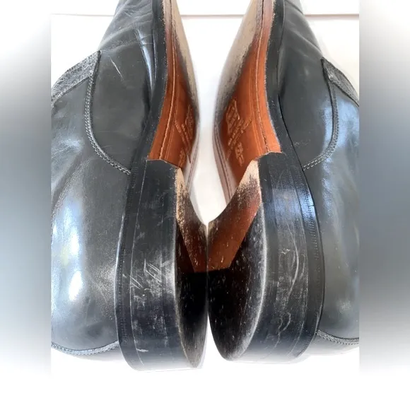 Belvedere Florence 10597 Men's Leather &amp; Ostrich Oxfords Lace-Up Shoes Sz 8.5M