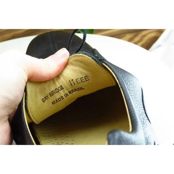 Belvedere‎ Shoes Sz 11 EEE Brown Derby Oxfords Leather Men