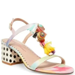 Betsey Johnson Dynah Embellished Block Heels size 7