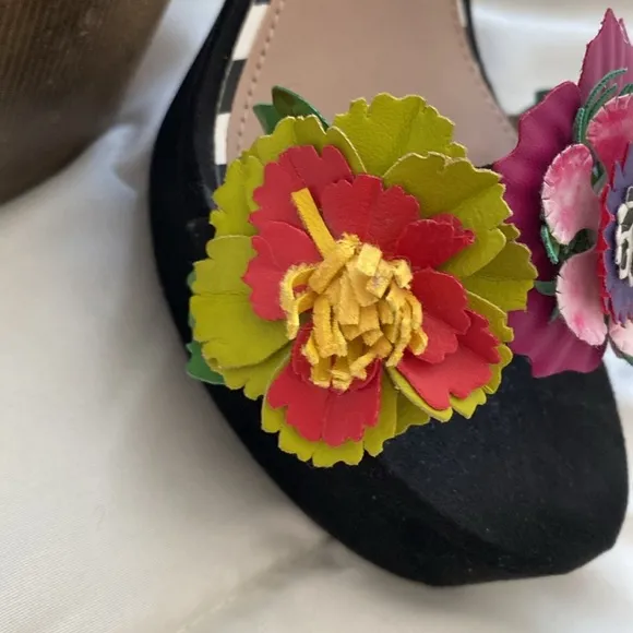 Betsey Johnson Milana floral platform heels