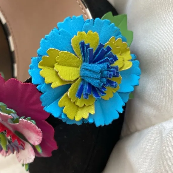 Betsey Johnson Milana floral platform heels