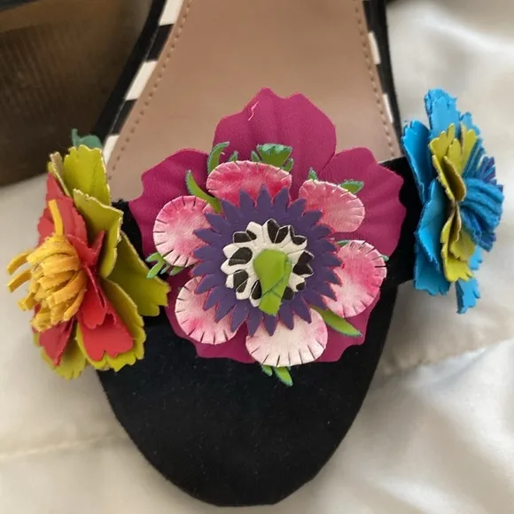 Betsey Johnson Milana floral platform heels