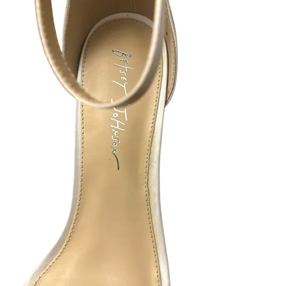 Betsey Johnson Silver Heels with Sparkling Embellishments