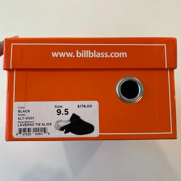 Bill Blass Slides Laverne Tie Black Velvet