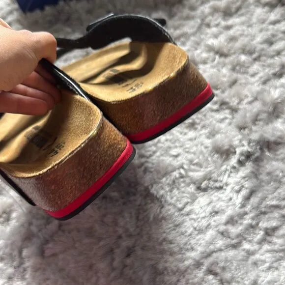 Birkenstock Arizona from Birko-Flor in Black 44 EU/ US 11