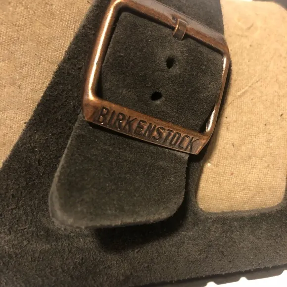 Birkenstock Arizona VL Suede Leather Mocca Brown SFB Sandals Slides Mules Narrow