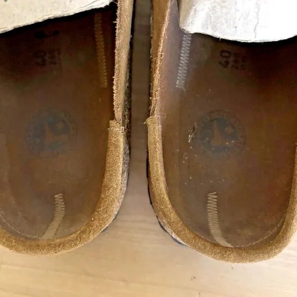 Birkenstock Buckley Clogs Brown Suede Leather Slip-on EU 40 Women’s 9 Men’s 7