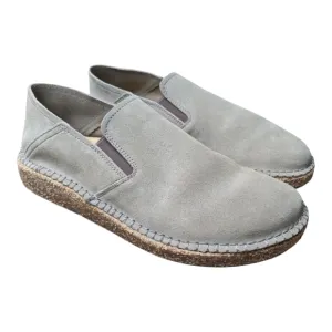 Birkenstock Callan Suede Leather in Gray Taupe Slip-On Shoe Clogs Size 39 Narrow