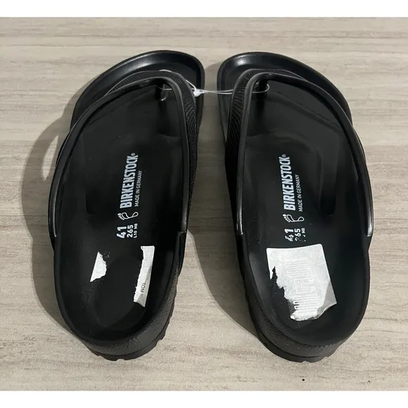 Birkenstock Honolulu EVA Black Slip On Rubber Sandals Slides Men's 8 Women's 10