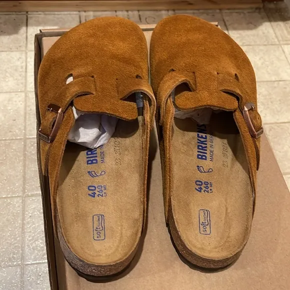 Birkenstock Men's Boston SFB Clogs - 9 - 9.5 (40)