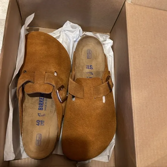Birkenstock Men's Boston SFB Clogs - 9 - 9.5 (40)