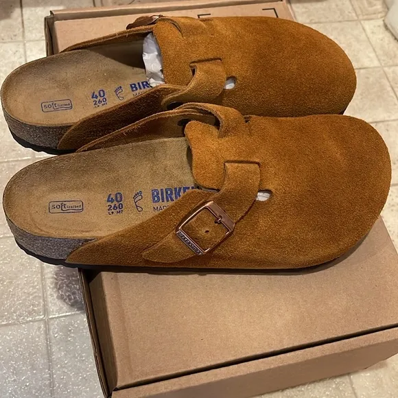 Birkenstock Men's Boston SFB Clogs - 9 - 9.5 (40)