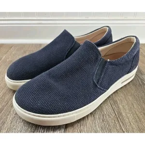 Birkenstock Oswego Navy Blue Canvas Slip On Sneaker EU 42R W 11-11.5 M 9-9.5