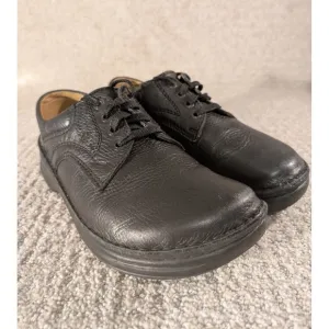 Birkenstock Shoes Mens Size 7 Black Leather Derby Memphis Oxfords Lace Up