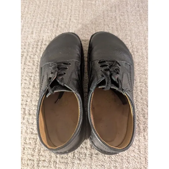 Birkenstock Shoes Mens Size 7 Black Leather Derby Memphis Oxfords Lace Up