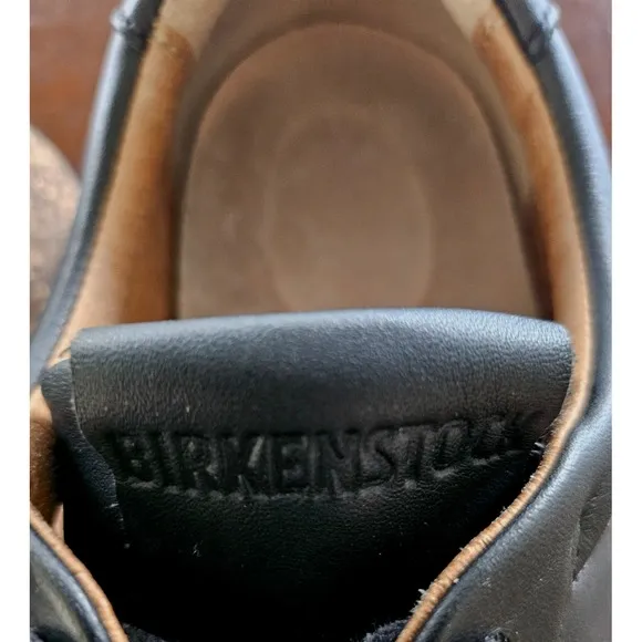 Birkenstock Wrigley Black Leather Lace-up Sneaker Size 40 US M7 L9