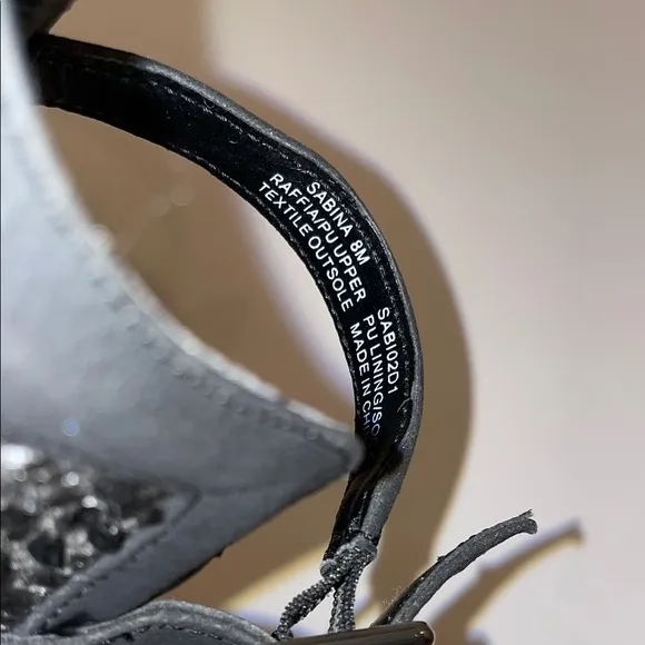 Black Open-Toe Women's Heels