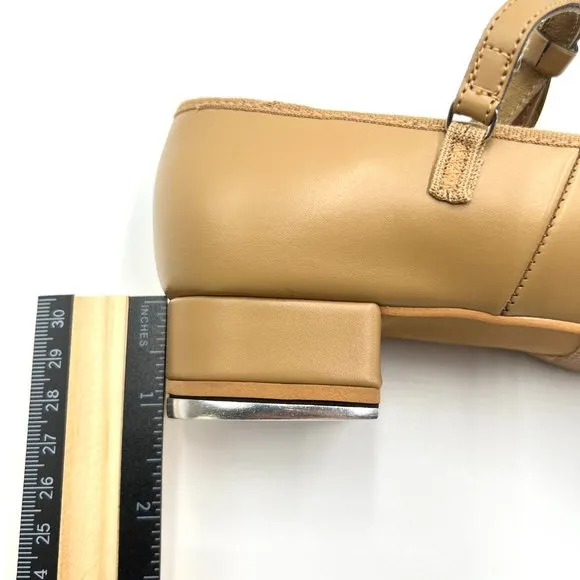 Bloch Big Girls Kids S0352L Caramel Tan Merry Jane Bow Strap Tap Dance Shoes 4M