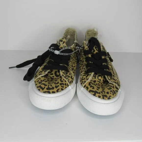 BLOWFISH LEOPARD WOMENS LACE UP MALIBU SNEAKERS