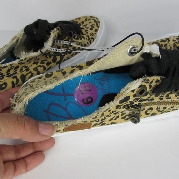 BLOWFISH LEOPARD WOMENS LACE UP MALIBU SNEAKERS
