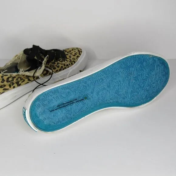 BLOWFISH LEOPARD WOMENS LACE UP MALIBU SNEAKERS