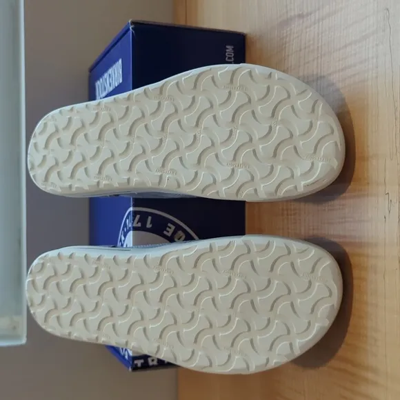 BNIB Sz 38 Birkenstock grey Oswego slip ons