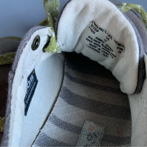 Bogs Kids Toddler Malibu Canvas Rugged Active Lace Up Outdoor Shoe Grey 10 REI