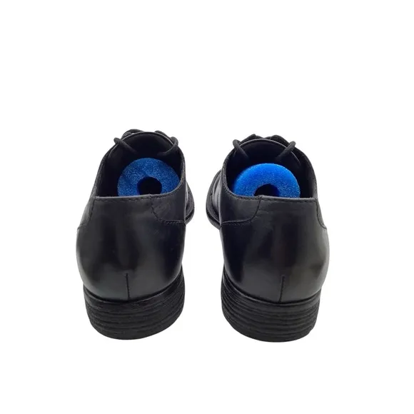 Born Fine Black Leather Lace-Up Oxfords US Men's 10.5 EU 44.5 EXCELLENT LOOK