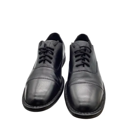 Born Fine Black Leather Lace-Up Oxfords US Men's 10.5 EU 44.5 EXCELLENT LOOK