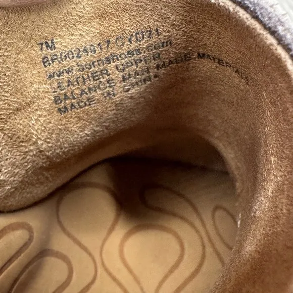 Born Hudson Slingback Clogs Taupe Leather Women's Size 7 Harness Square Toe