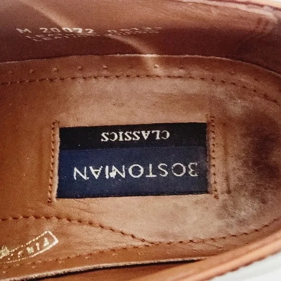 BOSTONIAN Classic Brownish Red Leather Oxfords Size 10M