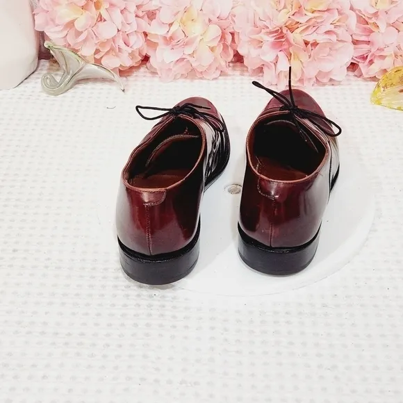 BOSTONIAN Classic Brownish Red Leather Oxfords Size 10M