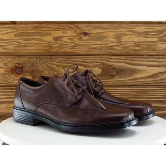 Bostonian Sz 9 Derby Oxfords Brown Leather Men‎ Lace Up Medium (D, M)