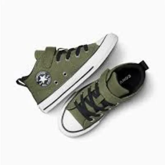 BOYS ARMY GREEN Chuck Taylor All Star Malden Street Easy On SIZE 11
