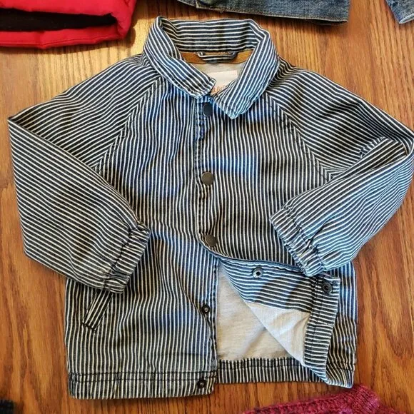 Boys Clothes Lot 18 Mos 14pcs Rothschild Coat Adidas Shoes Jeans Overalls Jacket