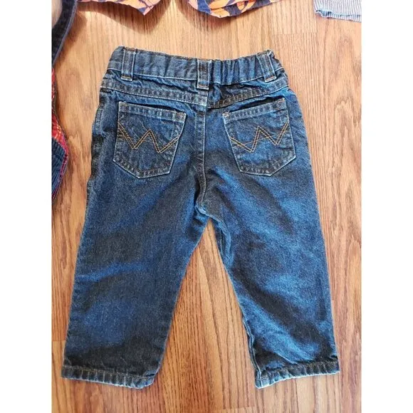Boys Clothes Lot 18 Mos 14pcs Rothschild Coat Adidas Shoes Jeans Overalls Jacket