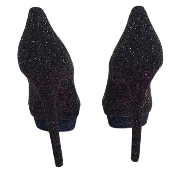 BRAIN ATWOOD Color Block Crystal Platform Pump Heels