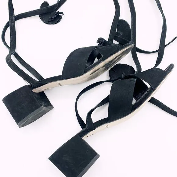 Brian Atwood B-Astor Block Nubuck Heels