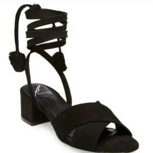 Brian Atwood B-Astor Block Nubuck Heels