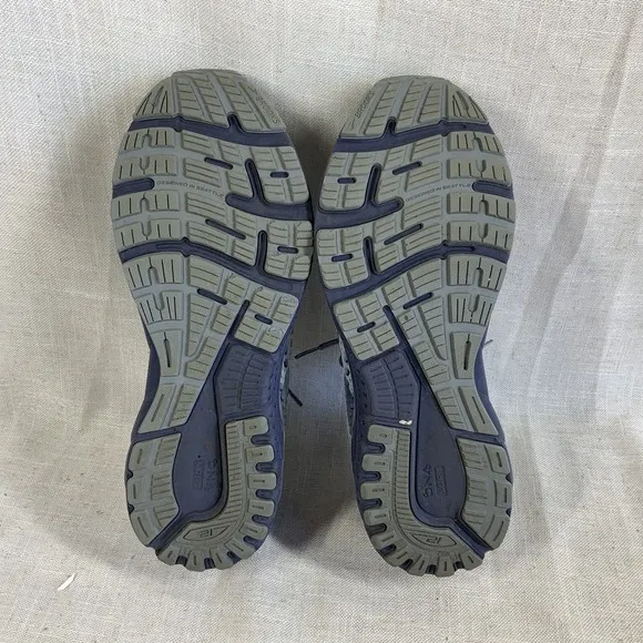 BROOKS Adrenaline 21 Shoes Mens Size 11 Medium (D) Gray Blue Running Supportive