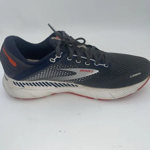 Brooks Adrenaline GTS 22 1103661D435 Black Running Shoes Sneaker Mens 11D Gray