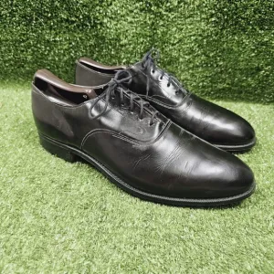 Brooks Brothers The Curzon Black Leather Oxfords Dress Shoes Mens 9 US 42 EU