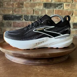 Brooks Glycerin 22 Men’s 8 Black Blue Orange Supportive Running Sneaker Shoes