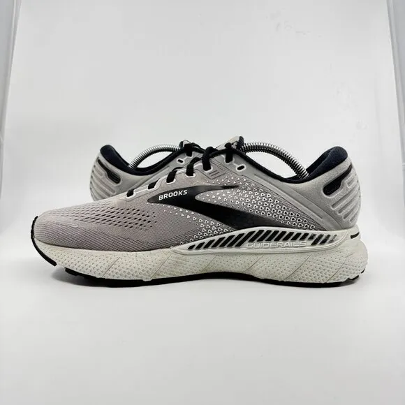 Brooks Running Shoes Mens Size 9.5 Adrenaline GTS 22 Shoes Gray Mesh Lightweight
