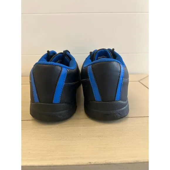 BSI Mens Sport Black Blue Bowling Shoes Size 11.5 Slide Sole Lightweight