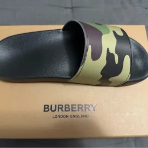 Burberry Men's Camouflage Slide Sandals
