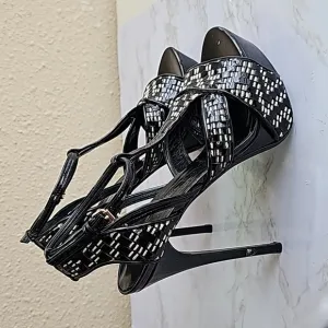 Burberry Open Toe Heels