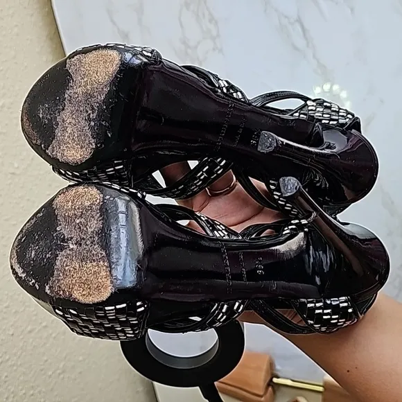 Burberry Open Toe Heels